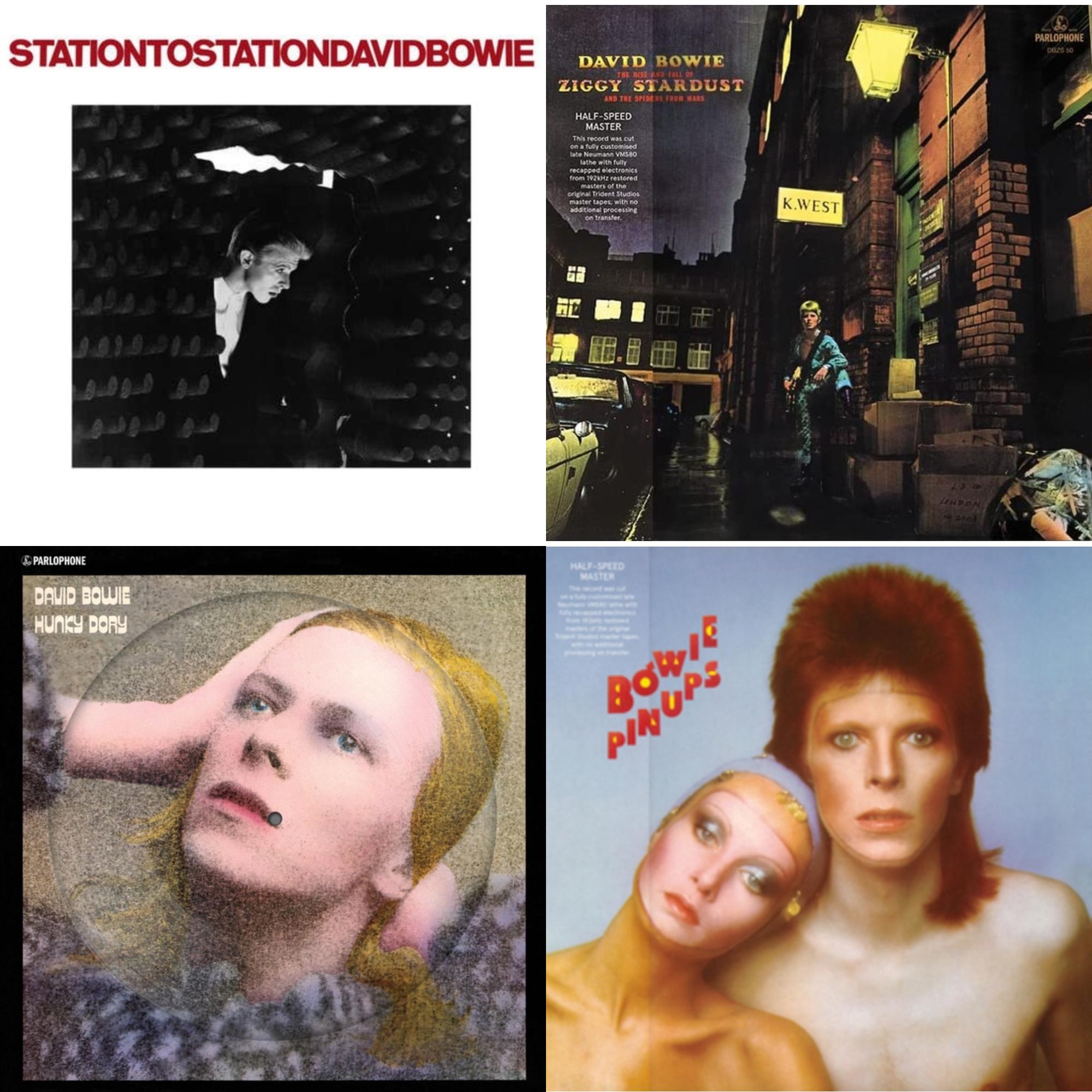 Station To Station (2016 Remastered Version) & Rise & Fall Of Ziggy Stardust & The Spiders From Mars (2012 Remaster/Half-Speed Master) & Hunky Dory (2015 Remaster/50Th Anniv/Picture Disc) & Pinups (2015 Remaster)
