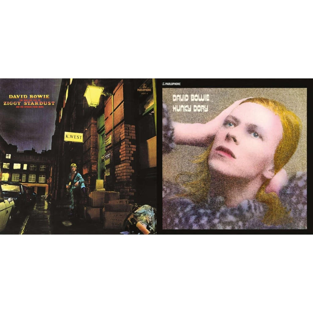 David Bowie - Rise & Fall Of Ziggy Stardust (2012 Remaster) & Hunky Dory - LP Vinyl Bundle