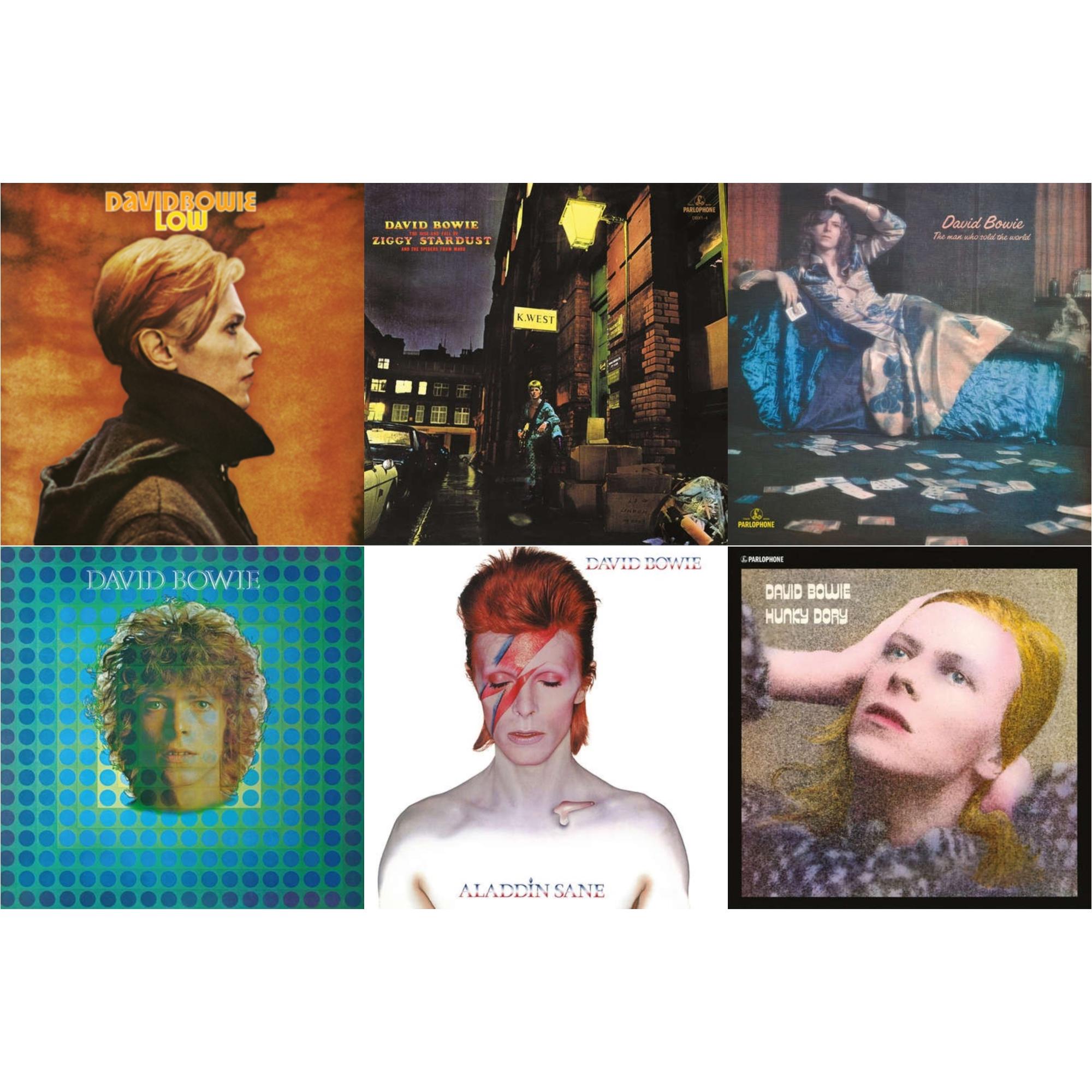 Low (2017 Remaster) & Rise & Fall Of Ziggy Stardust (2012 Remaster) & Man Who Sold The World (2015 Remaster) & David Bowie Aka Space Oddity & Aladdin Sane & Hunky Dory