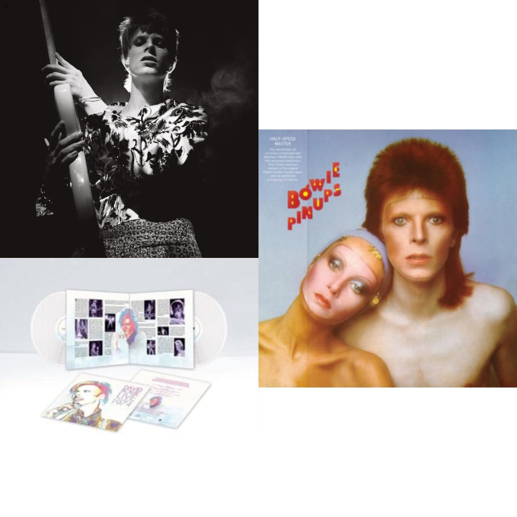 Live Los Angeles 1974 (White LP Vinyl/Limited) & Pinups (2015 Remaster) & Rock N Roll Star