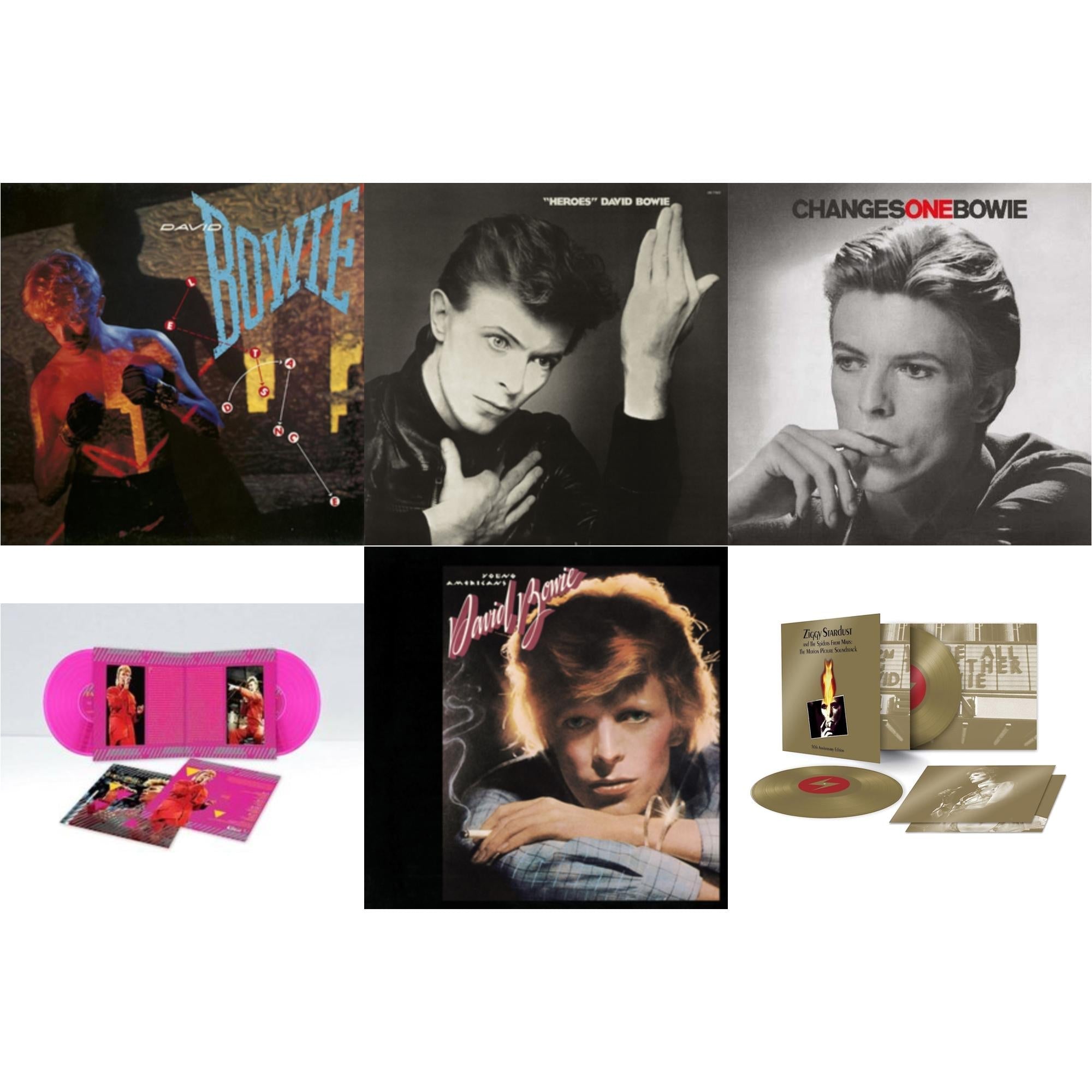 Let's Dance (2018 Remastered Version) & Heroes (2017 Remaster) & Changesonebowie (180G) & Montreal '87 (Limited/Pink LP Vinyl) & Young Americans (50Th Anniversary/Half Speed Master) & Ziggy Stardust & The Spiders From Mars Ost (50Th Anniversary/2LP)