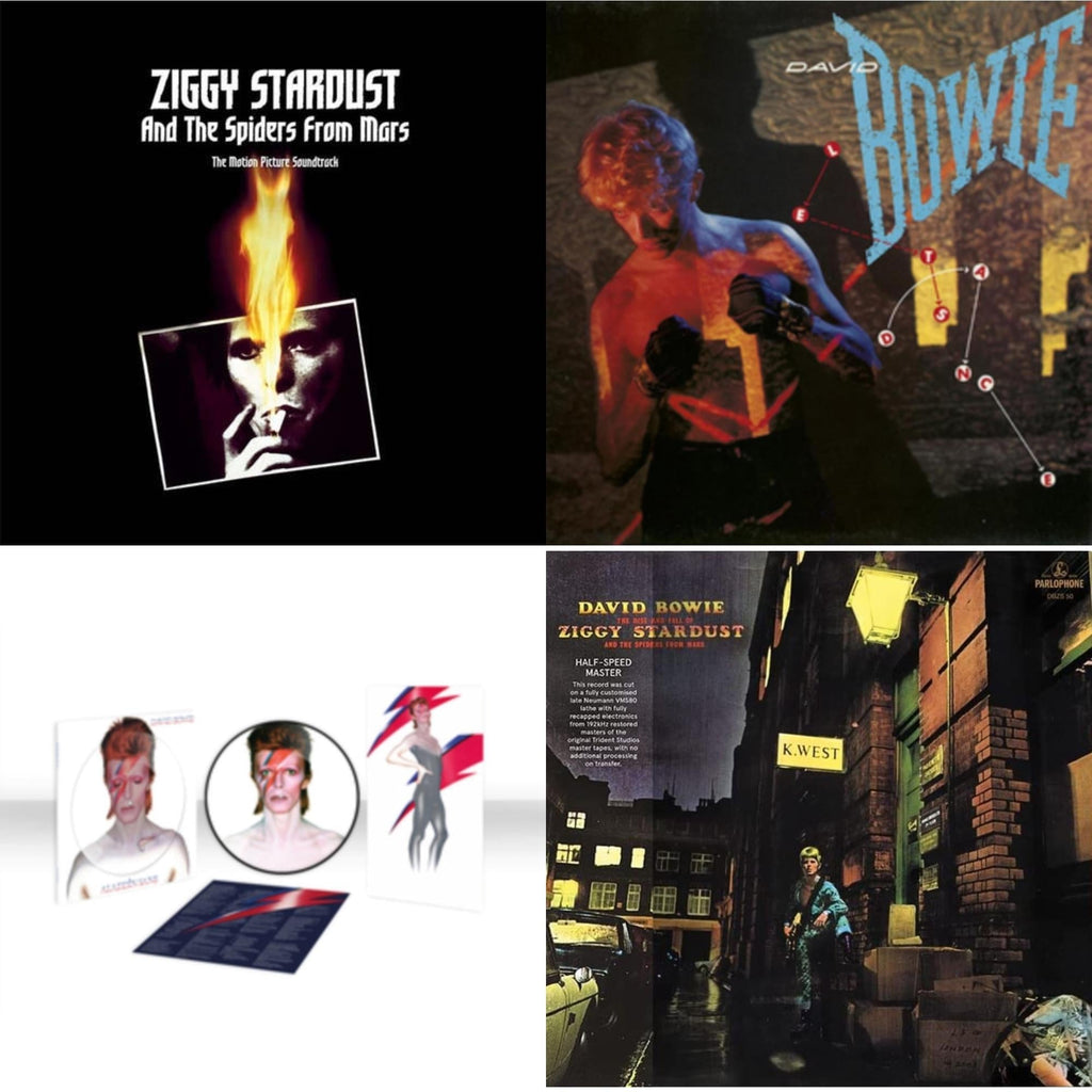 Let's Dance (2018 Remastered Version) & Rise & Fall Of Ziggy Stardust & The Spiders From Mars (2012 Remaster/Half-Speed Master) & Aladdin Sane (2013 Remaster) (Picture Disc) & Ziggy Stardust & The Spiders From Mars Ost (2LP)