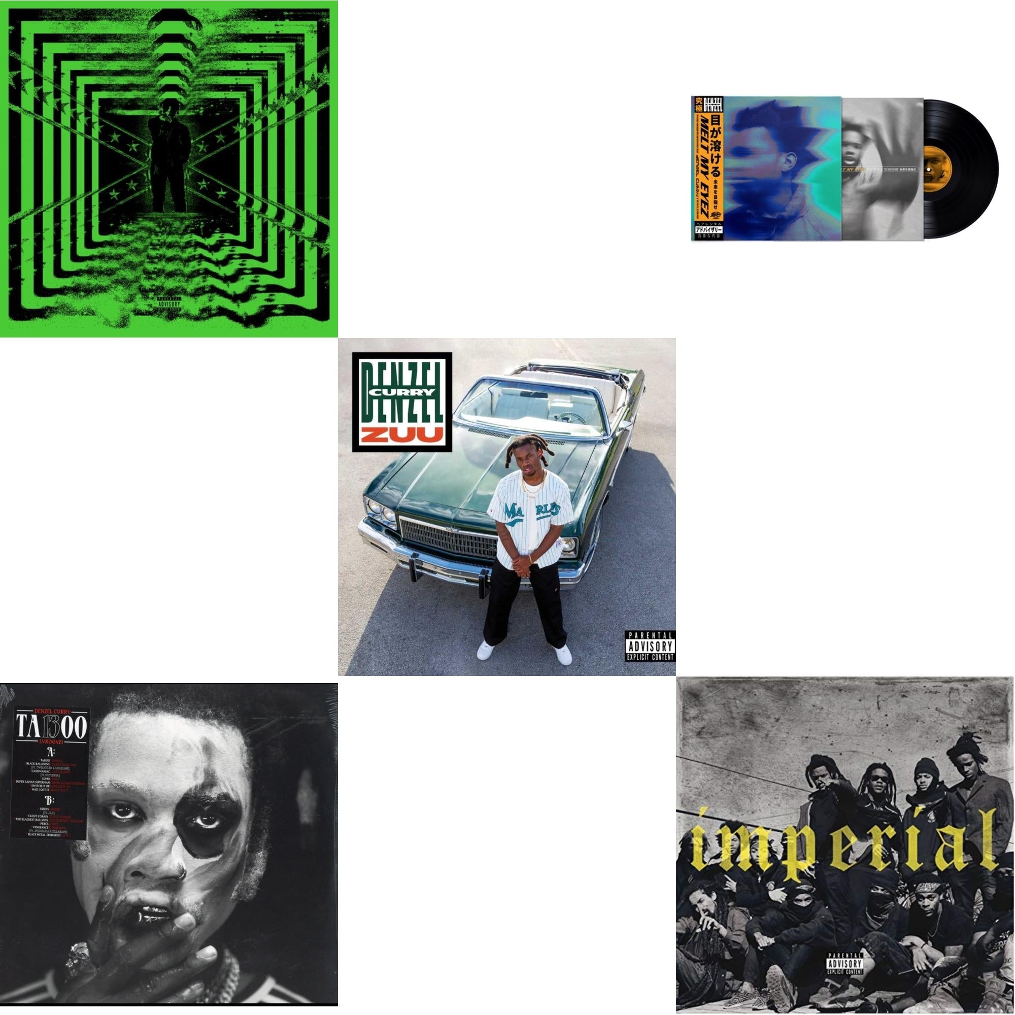 Imperial & Ta13oo (Red Slushie LP Vinyl) & Zuu & Melt My Eyez See Your Future & 32 Zel (Neon Yellow LP Vinyl)