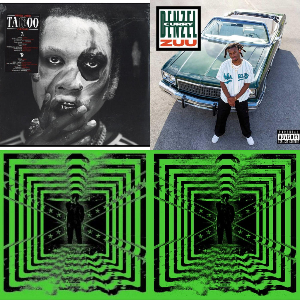 32 Zel (X) (Silver/Black Splatter LP Vinyl) & Ta13oo (Red Slushie LP Vinyl) & Zuu & 32 Zel (Neon Yellow LP Vinyl)