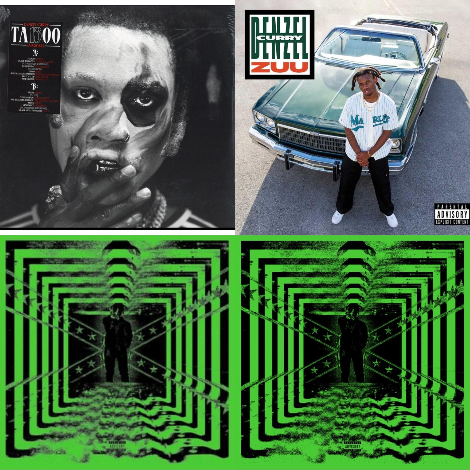 32 Zel (X) (Silver/Black Splatter LP Vinyl) & Ta13oo (Red Slushie LP Vinyl) & Zuu & 32 Zel (Neon Yellow LP Vinyl)