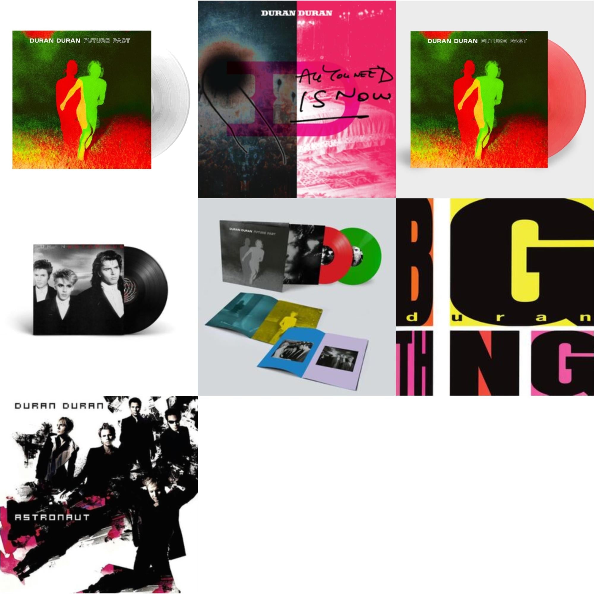 Future Past & Future Past (Transparent Red LP Vinyl) (I) & All You Need Is Now (Magenta Vinyl/2LP) (I) & Astronaut (Milky Clear Vinyl/2LP) (I) & Future Past (Complete Edition/2LP) & Notorious (2010 Remaster) & Big Thing (2010 Remaster)
