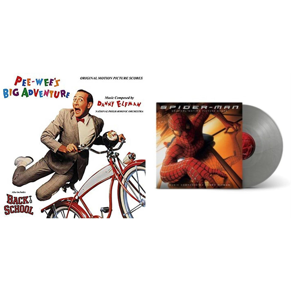 Pee-Wee's Big Adventure Ost (Red LP Vinyl) & Spider-Man Ost (20Th Anniversary/180G/Silver LP Vinyl)