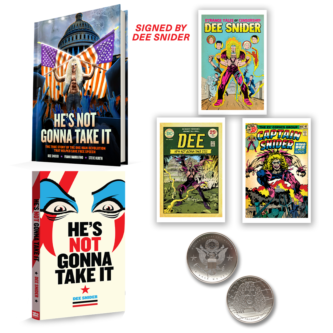 Dee Snider - He's Not Gonna Take It - Signed Deluxe Bundle
