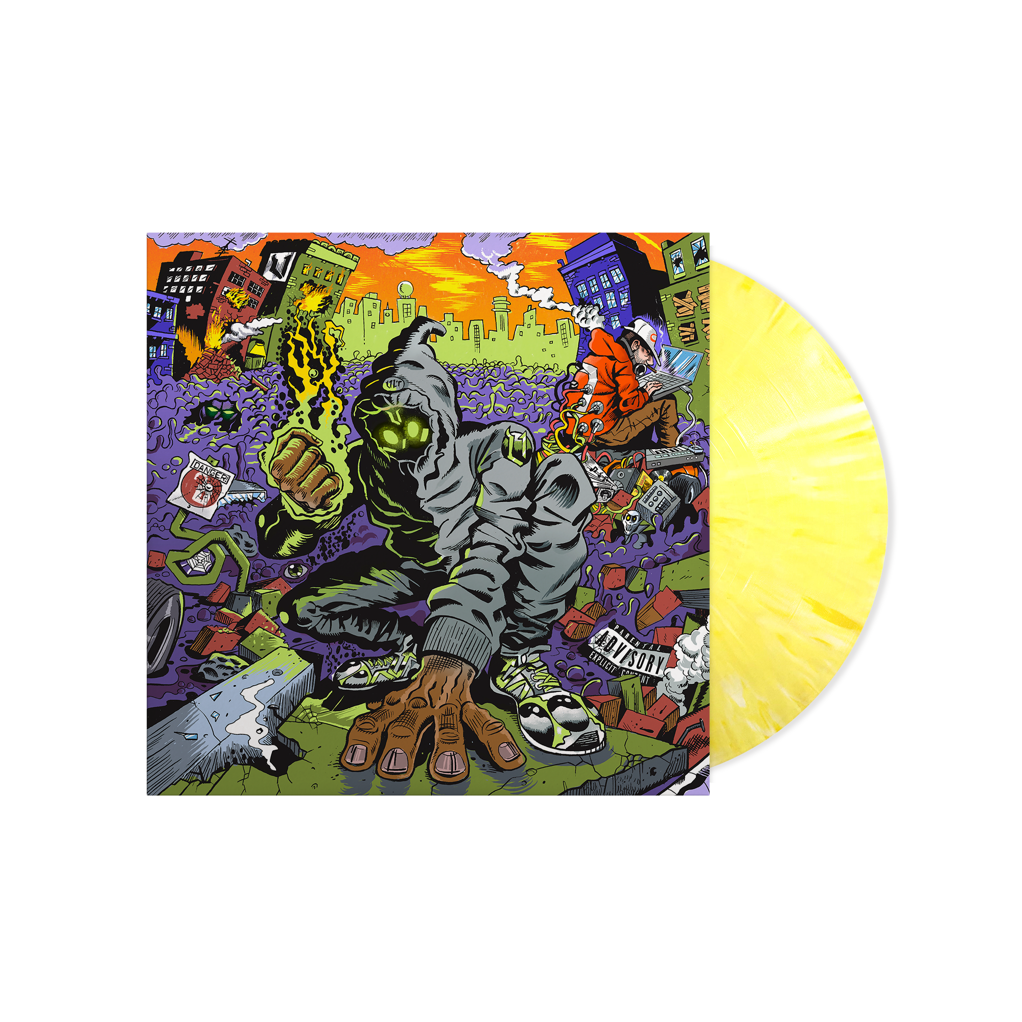 Denzel Curry ‘Unlocked’ LP (Limited Edition – Only 500 Made, Lemon Yellow Marble Vinyl) Vinyl Record