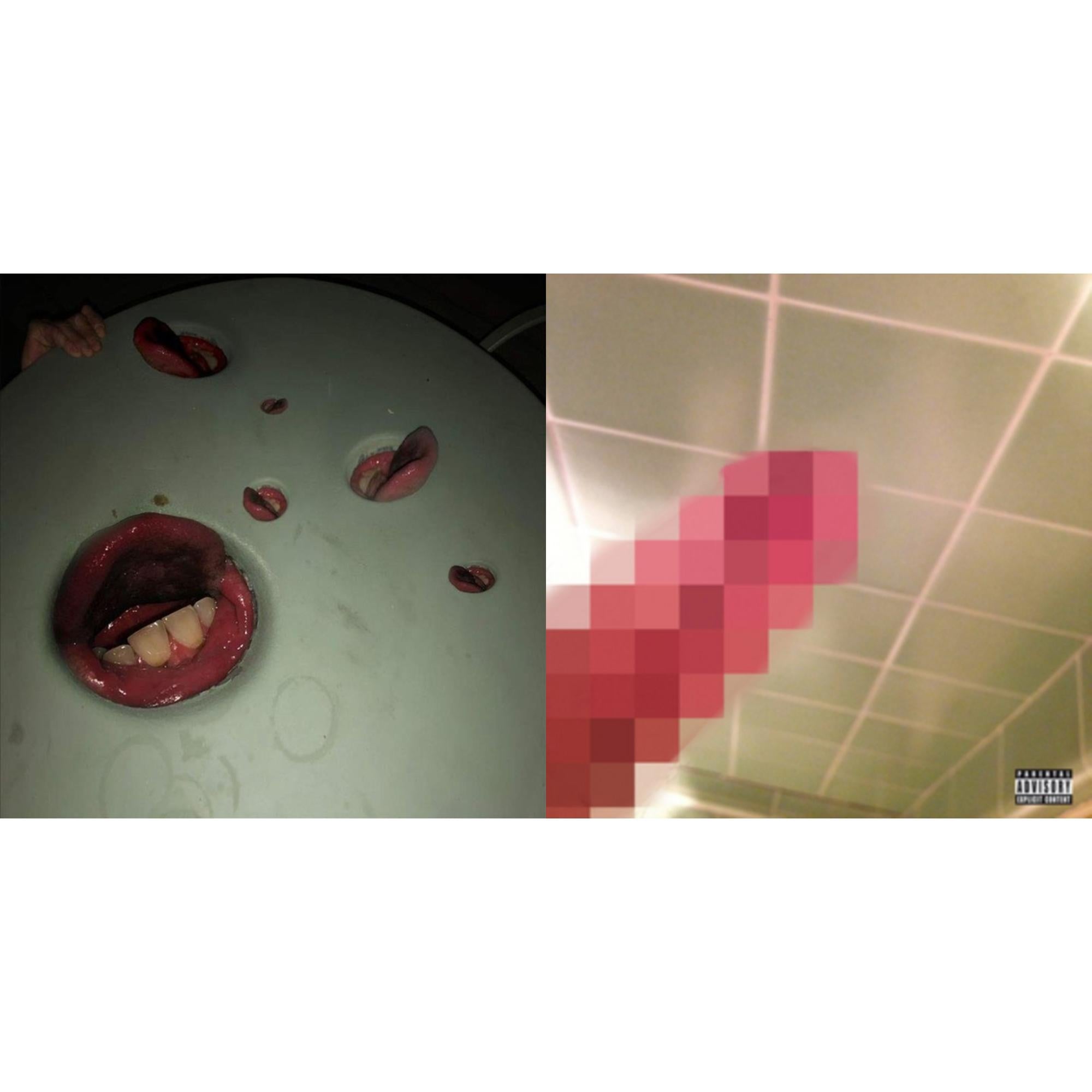 Death Grips - No Love Deep Web & Year Of The Snitch - LP Vinyl Bundle