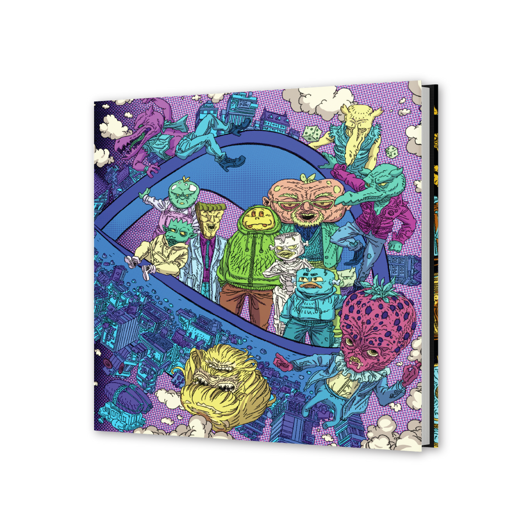 Dance Gavin Dance Night of the Fruit Mafia // Dance of the Robot - Graphic Novel (Signed Platinum Edition) Vinyl Record