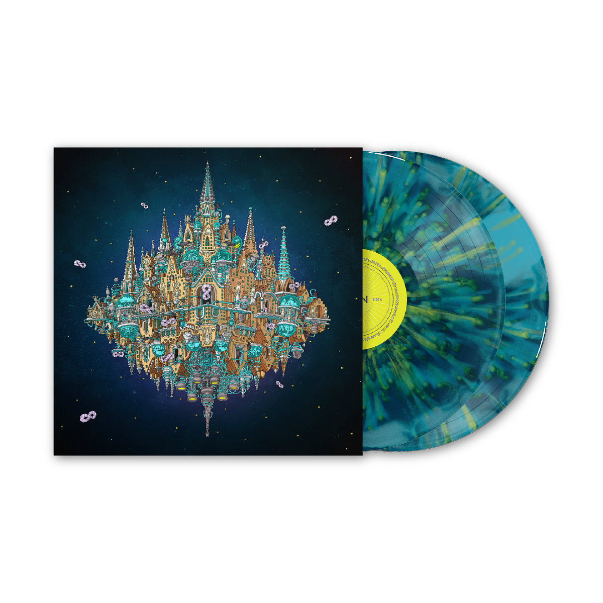 Dance Gavin Dance Night of the Fruit Mafia // Dance of the Robot - Graphic Novel (Signed Platinum Edition) Vinyl Record