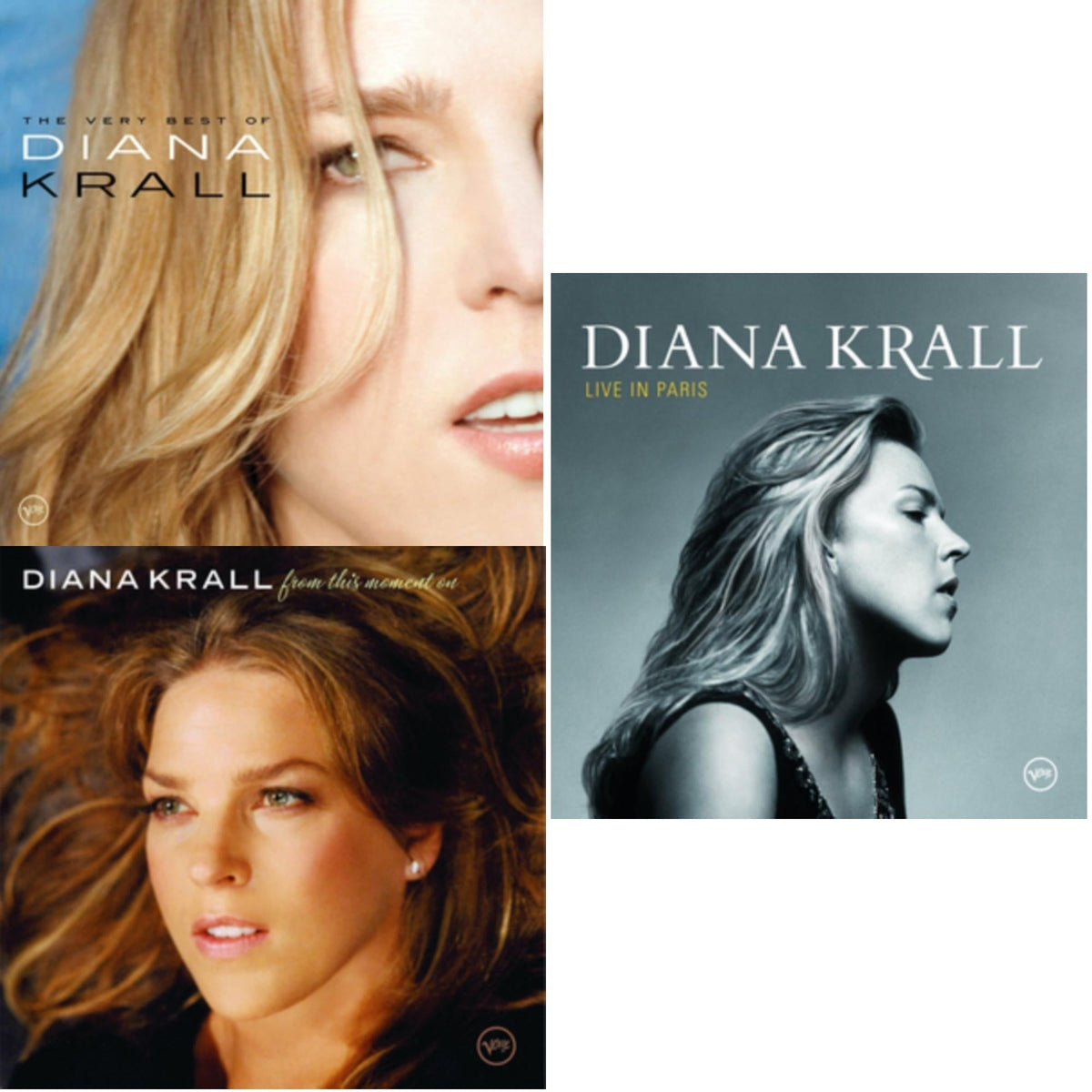 Very Best Of Diana Krall (180G) & From This Moment On & Live In Paris