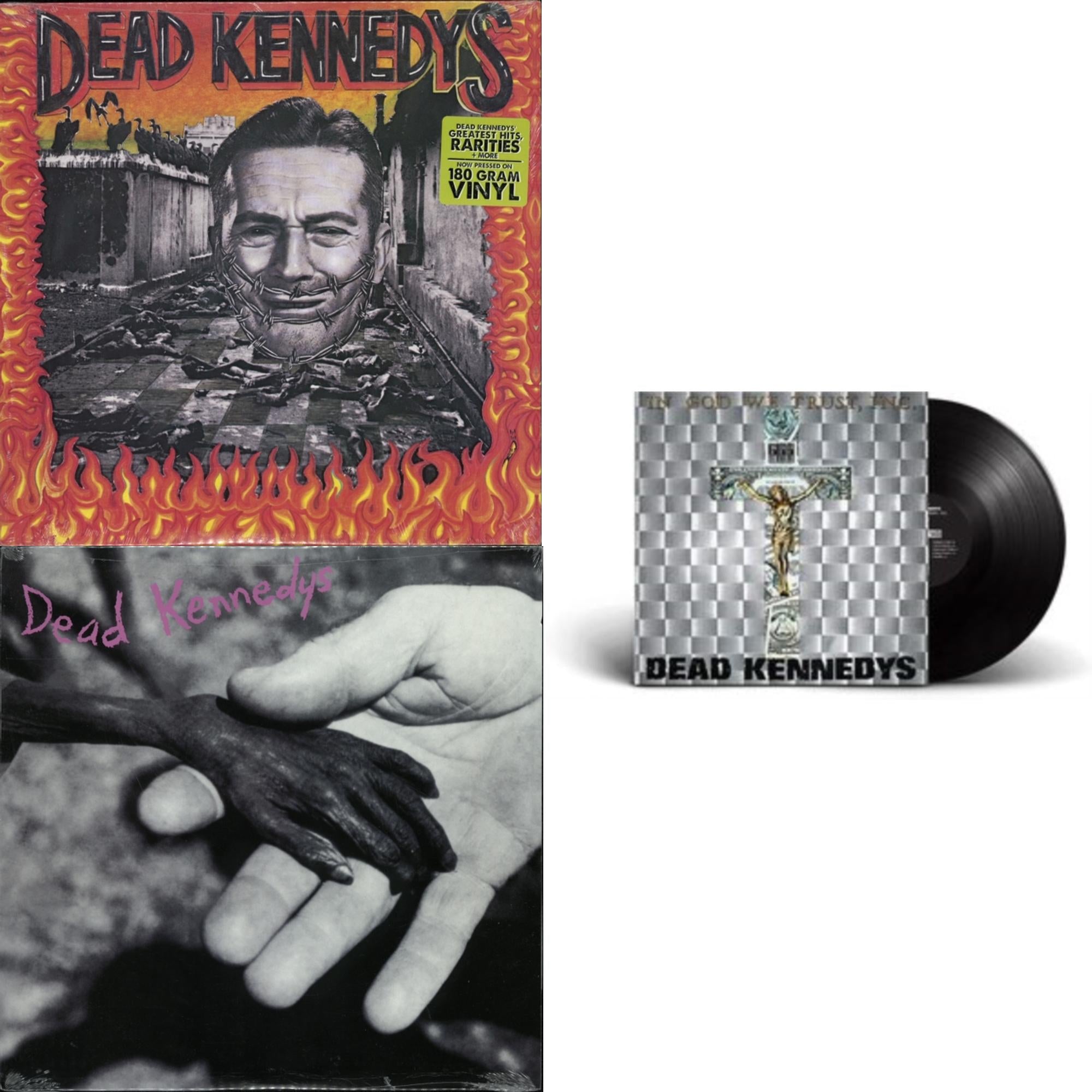 Dead Kennedys - Plastic Surgery Disasters & Give Me Convenience (180G) & In God We Trust (140G) - LP Vinyl Bundle