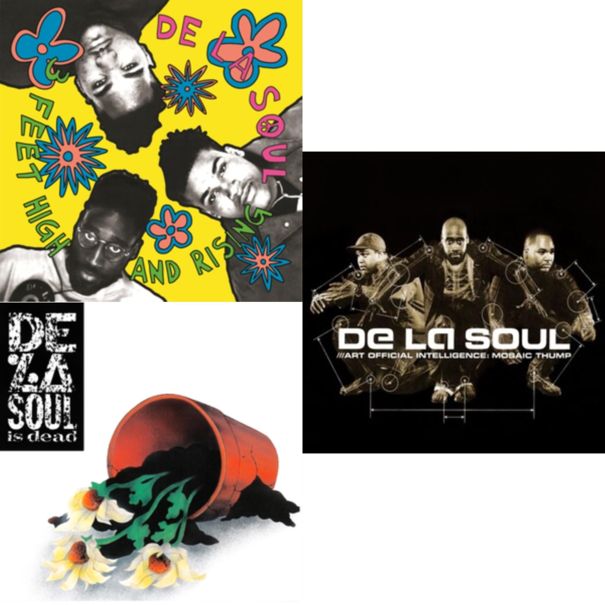 De La Soul - 3 Feet High & Rising (2LP) & De La Soul Is Dead (2LP) & Art Official Intelligence: Mosaic Thump (Remaster)