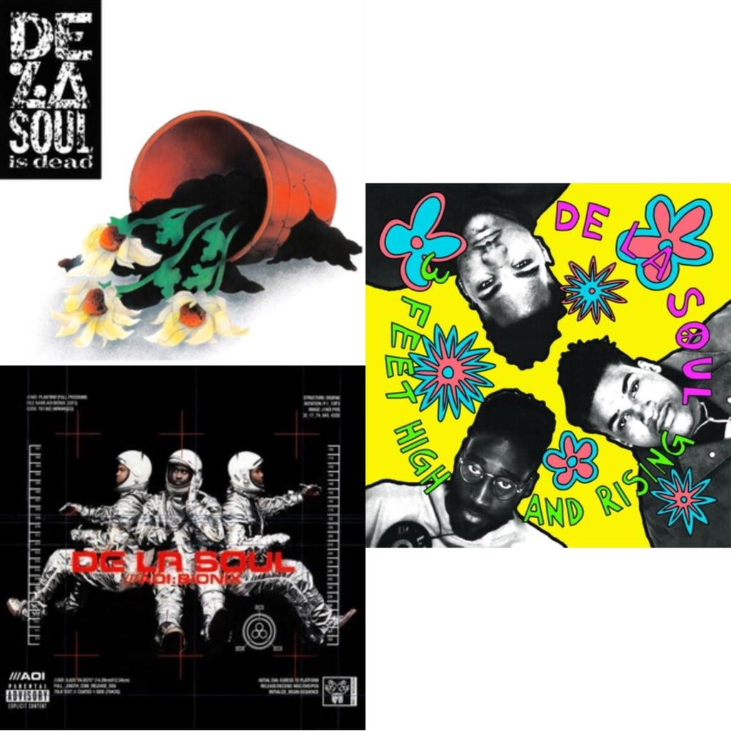 De La Soul - De La Soul Is Dead (2LP) & Aoi: Bionix (Remaster/2LP) & 3 Feet High & Rising (2LP/Yellow Vinyl)