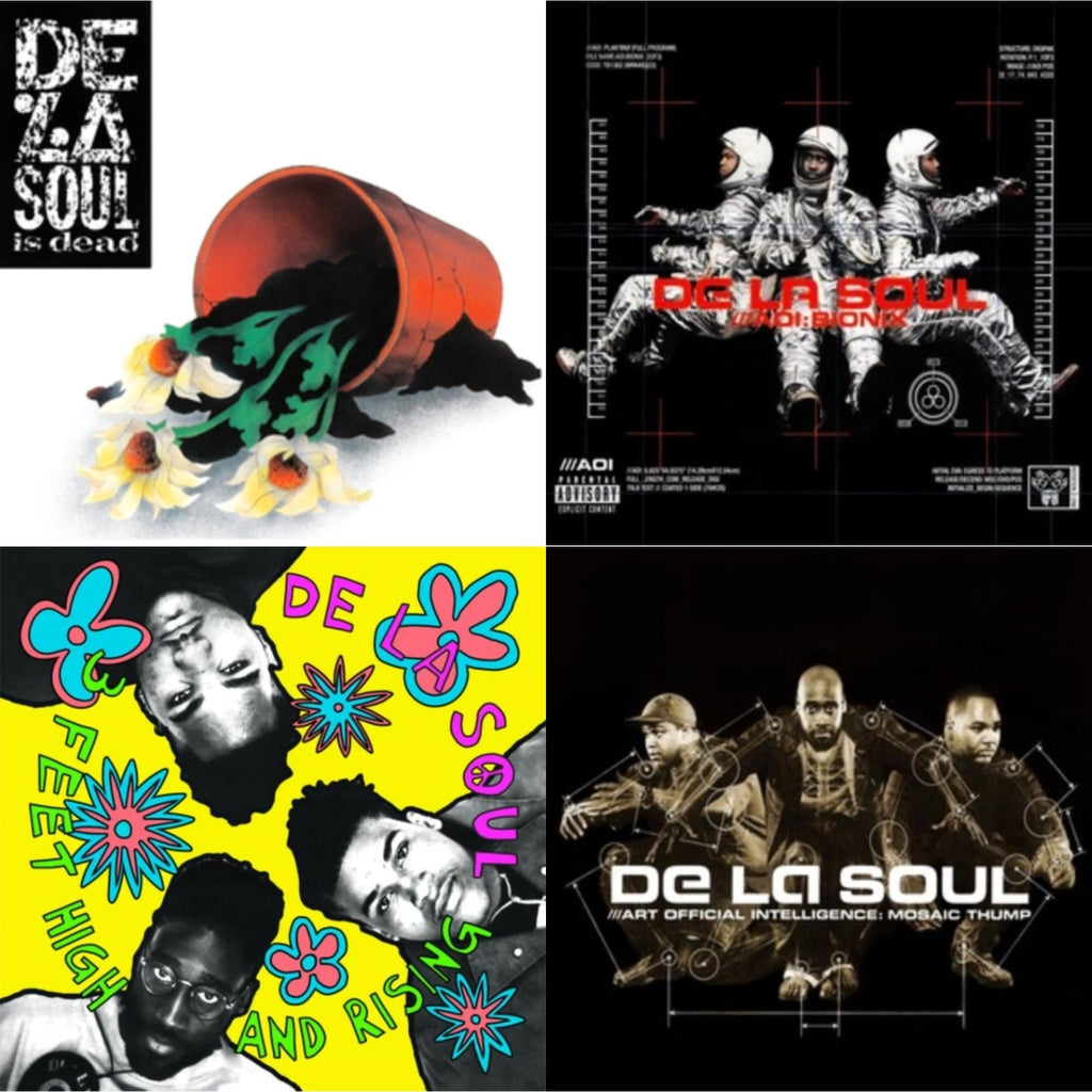 De La Soul - De La Soul Is Dead (2LP) & Aoi: Bionix (Remaster/2LP) & 3 Feet High & Rising (2LP/Yellow Vinyl) & Art Official Intelligence: Mosaic Thump (Remaster)
