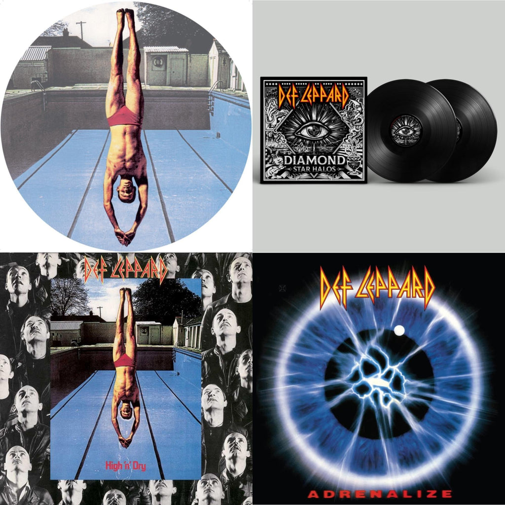 High 'N' Dry (Picture Dsic) & Diamond Star Halos (2LP) & High N Dry & Adrenalize (2LP)