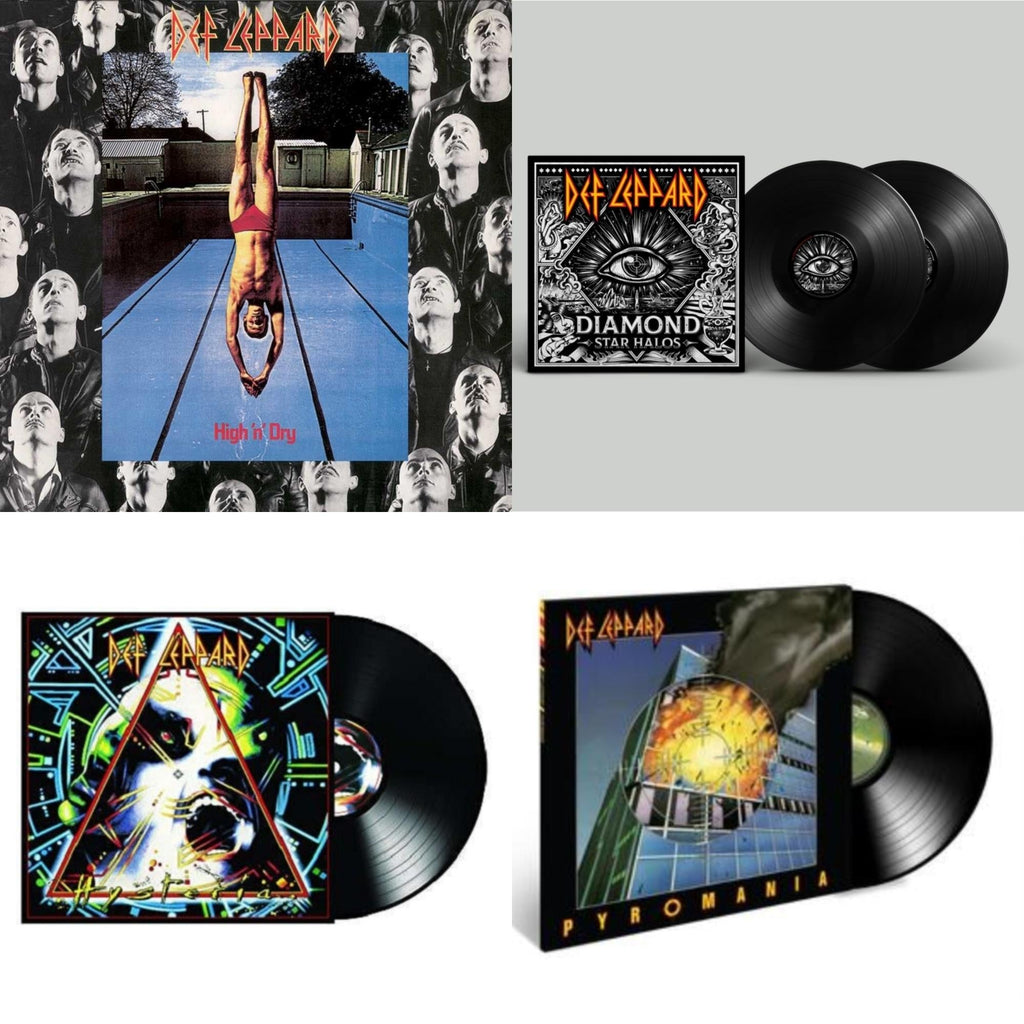 Diamond Star Halos (2LP) & High N Dry & Hysteria (2 LP) & Pyromania