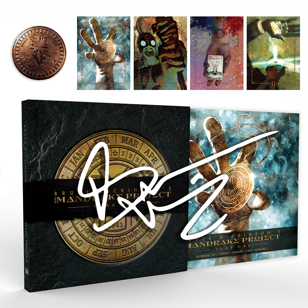 BRUCE DICKINSON'S THE MANDRAKE PROJECT YEAR ONE (Platinum Signed Edition) Book