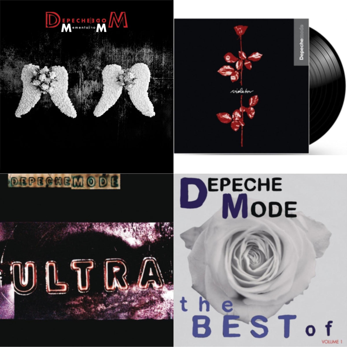 Memento Mori (2LP/Tri-Fold Jacket/Inner Sleeves/Poster) & Violator (180G) & Ultra & Best Of Depeche Mode Vol.1