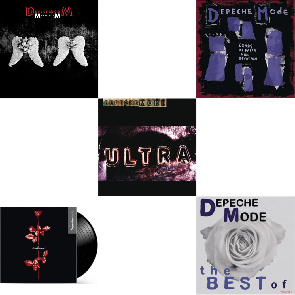 Memento Mori (2LP/Tri-Fold Jacket/Inner Sleeves/Poster) & Violator (180G) & Ultra & Songs Of Faith And Devotion (180G) & Best Of Depeche Mode Vol.1