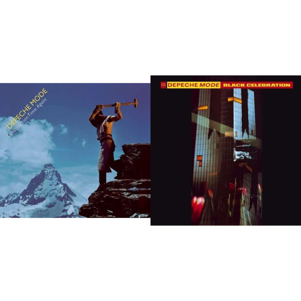 Depeche Mode - Construction Time Again & Black Celebration - LP Vinyl Bundle