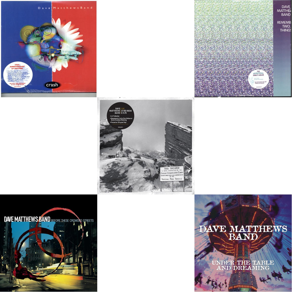 Before These Crowded Streets (2LP) & Remember Two Things (2LP/180G/Dl Card) & Under The Table And Dreaming (2 LP/150G/Dl Code) & Crash Anniversary Edition (2LP/180G/Dl Card/Deluxe LP/Gatefold) & Live At Red Rocks 8.15.95 (4LP/150G/Box)
