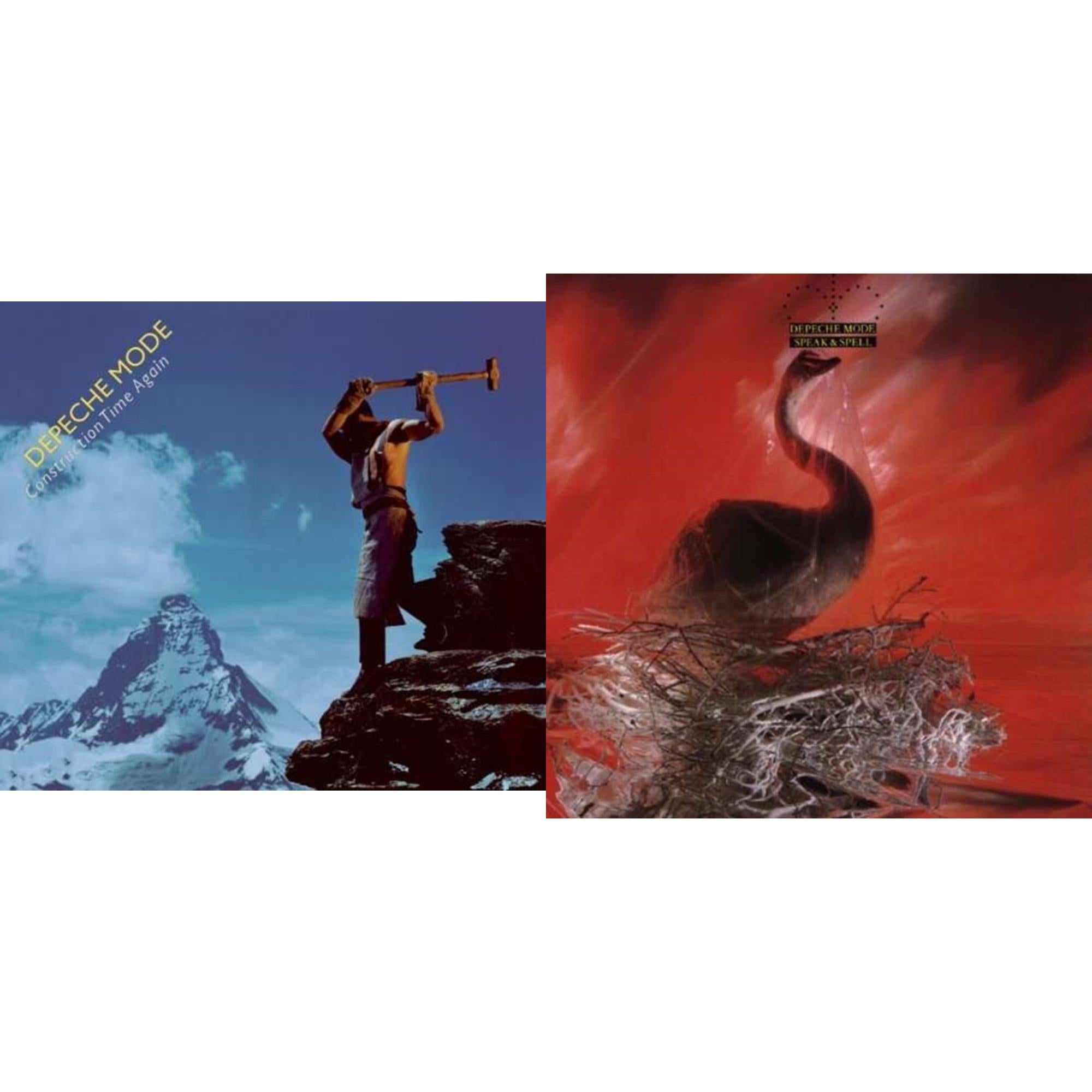 Depeche Mode - Construction Time Again & Speak & Spell - LP Vinyl Bundle