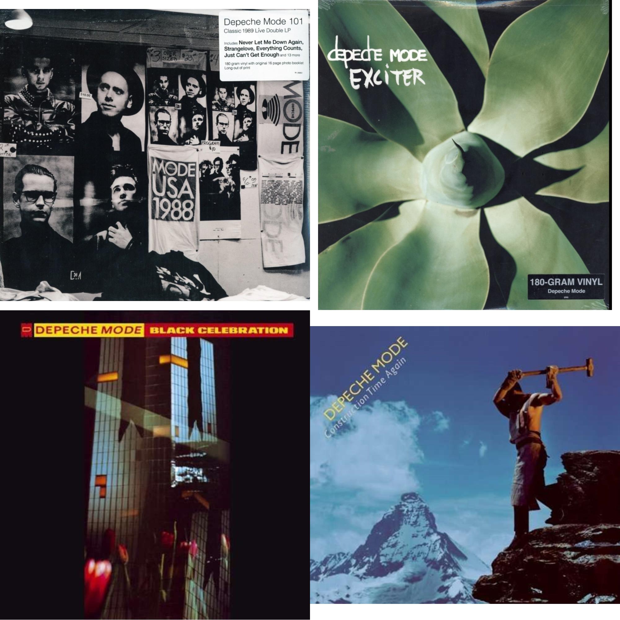 Depeche Mode - 101 (2LP/180G) & Exciter & Black Celebration & Construction Time Again