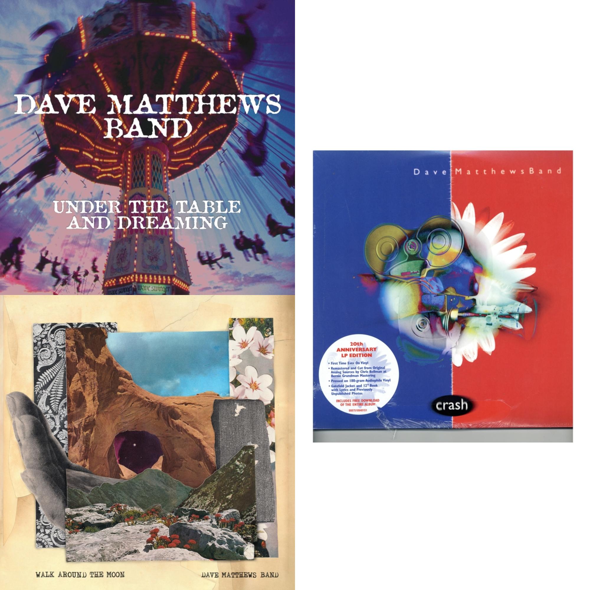 Walk Around The Moon & Under The Table And Dreaming (2 LP/150G/Dl Code) & Crash Anniversary Edition (2LP/180G/Dl Card/Deluxe LP/Gatefold)