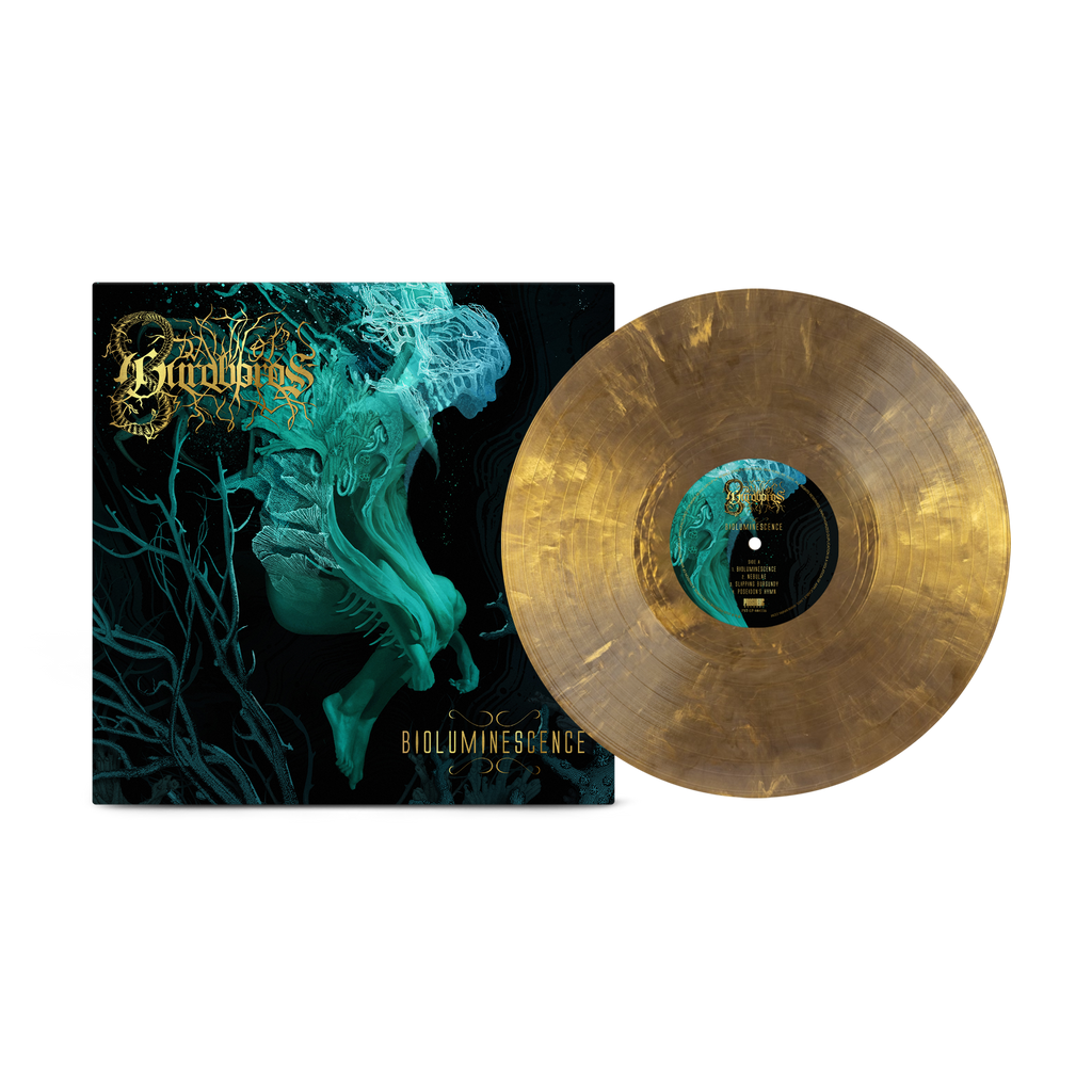 Dawn of Ouroboros - Bioluminescence on Gold Black Ice Vinyl Record