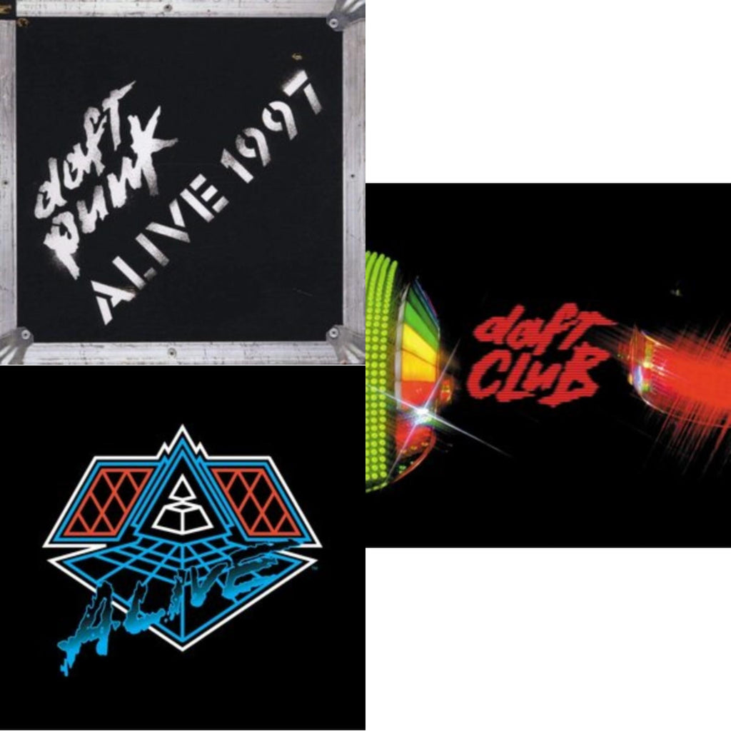 Daft Punk - Daft Club (2LP) & Alive 2007 (2LP) & Alive 1997