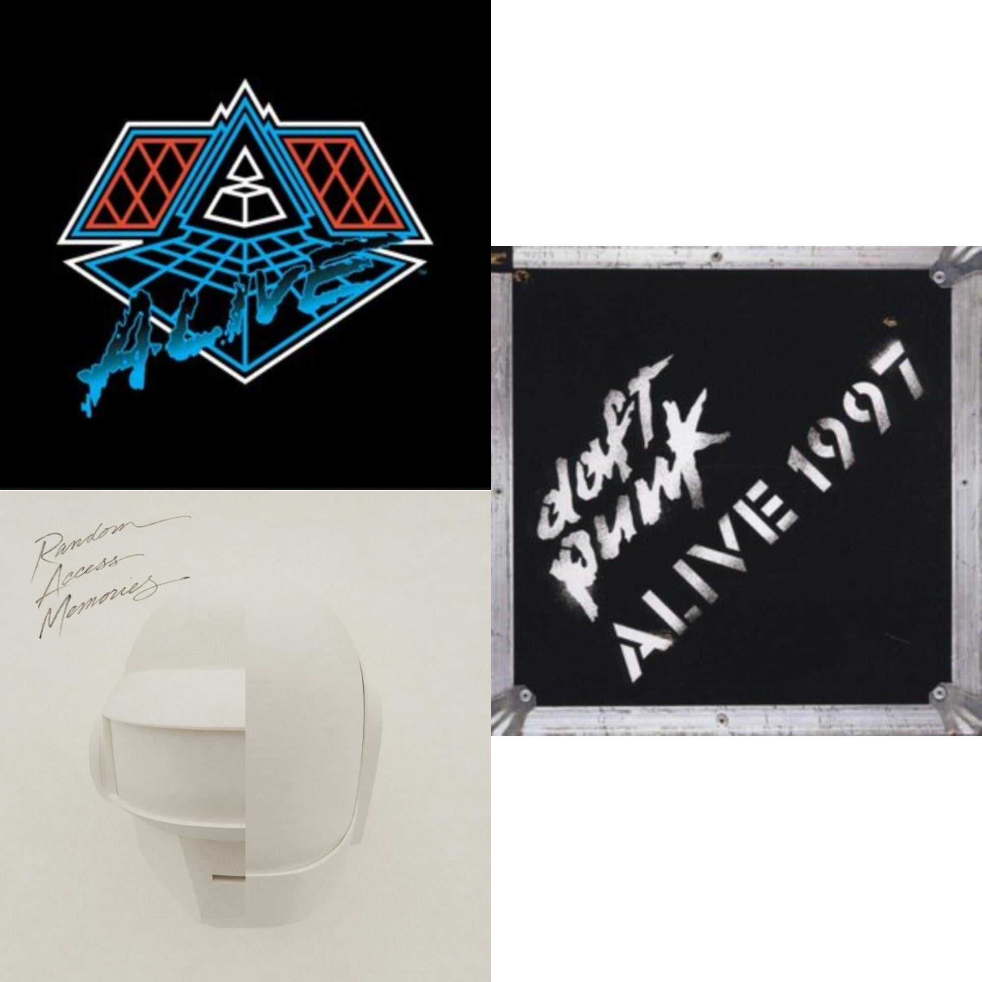 Daft Punk - Alive 2007 (2LP) & Alive 1997 & Random Access Memories (Drumless Edition) (2LP/180G)