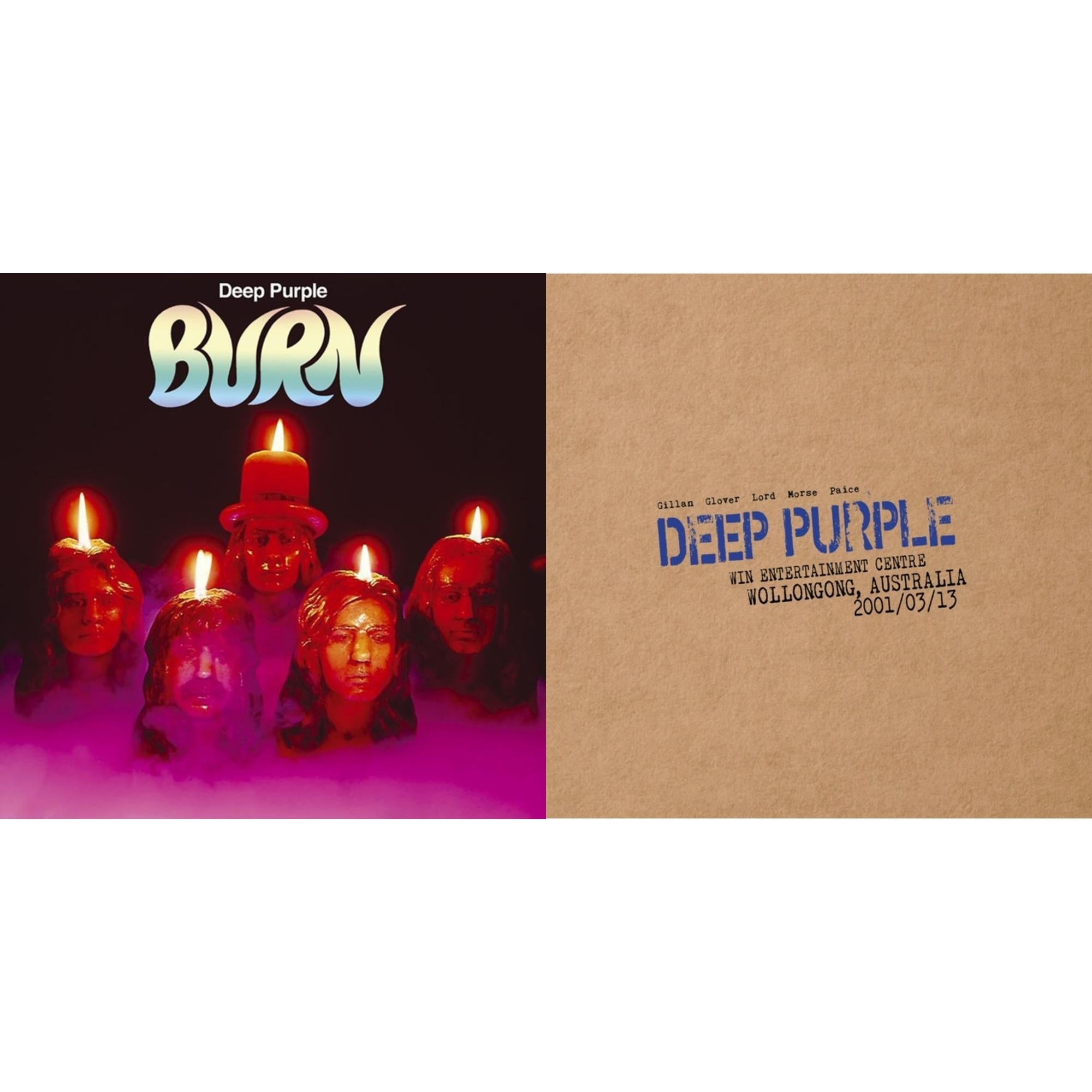 Deep Purple - Live In Wollongong 2001 (3LP/Import) & Burn (Purple LP Vinyl) (Rocktober)