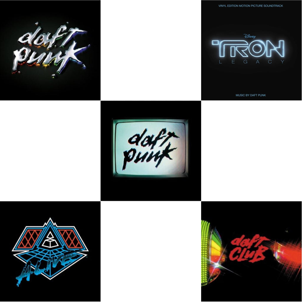 Daft Punk - Tron: Legacy Ost (2LP/180G) & Daft Club (2LP) & Human After All (2LP) & Alive 2007 (2LP) & Discovery