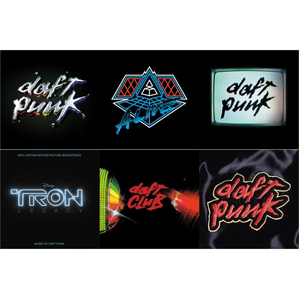 Daft Punk - Tron: Legacy Ost (2LP/180G) & Daft Club (2LP) & Human After All (2LP) & Homework & Alive 2007 (2LP) & Discovery