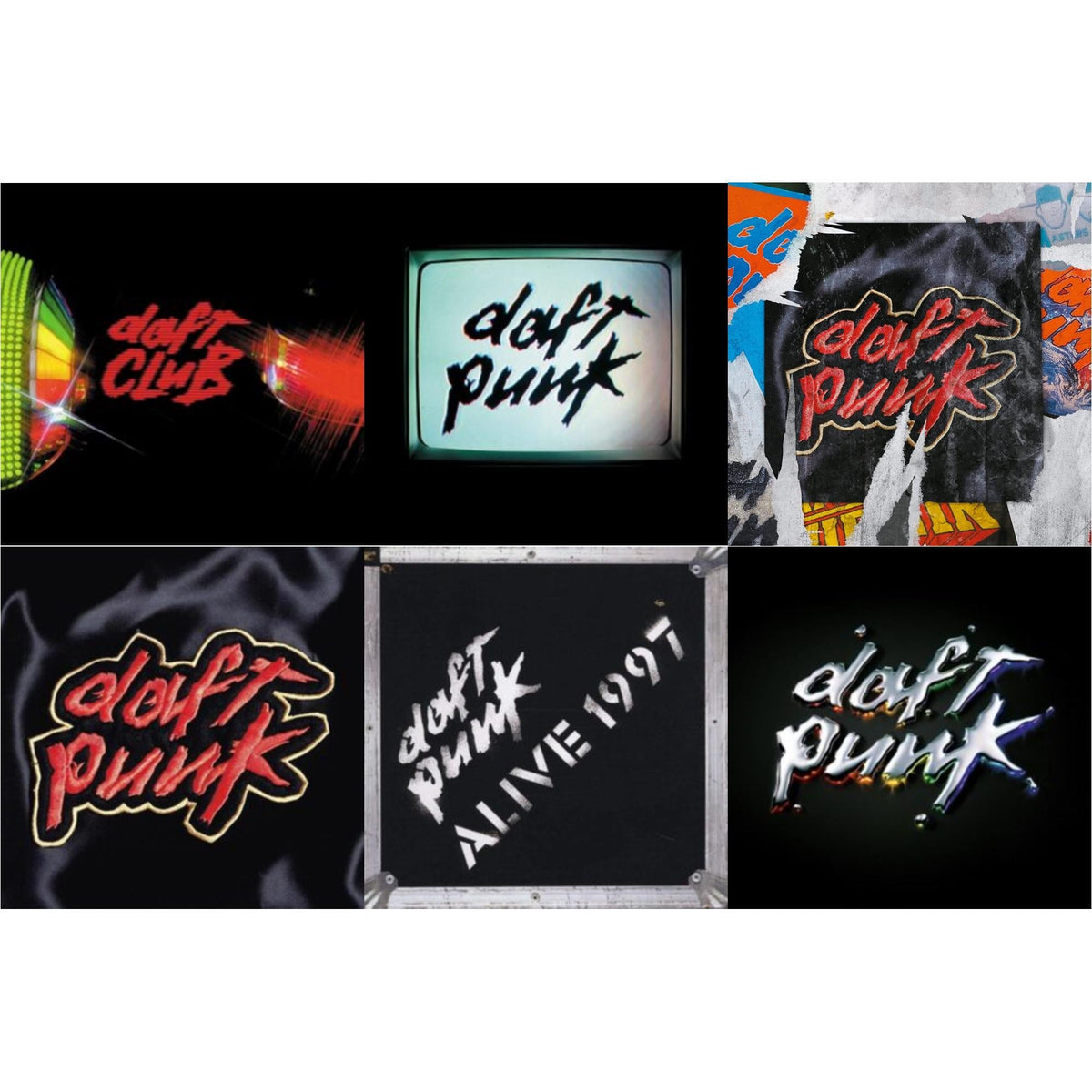 Daft Club (2LP) & Human After All (2LP) & Homework & Discovery & Alive 1997 & Homework (Limited/2LP)