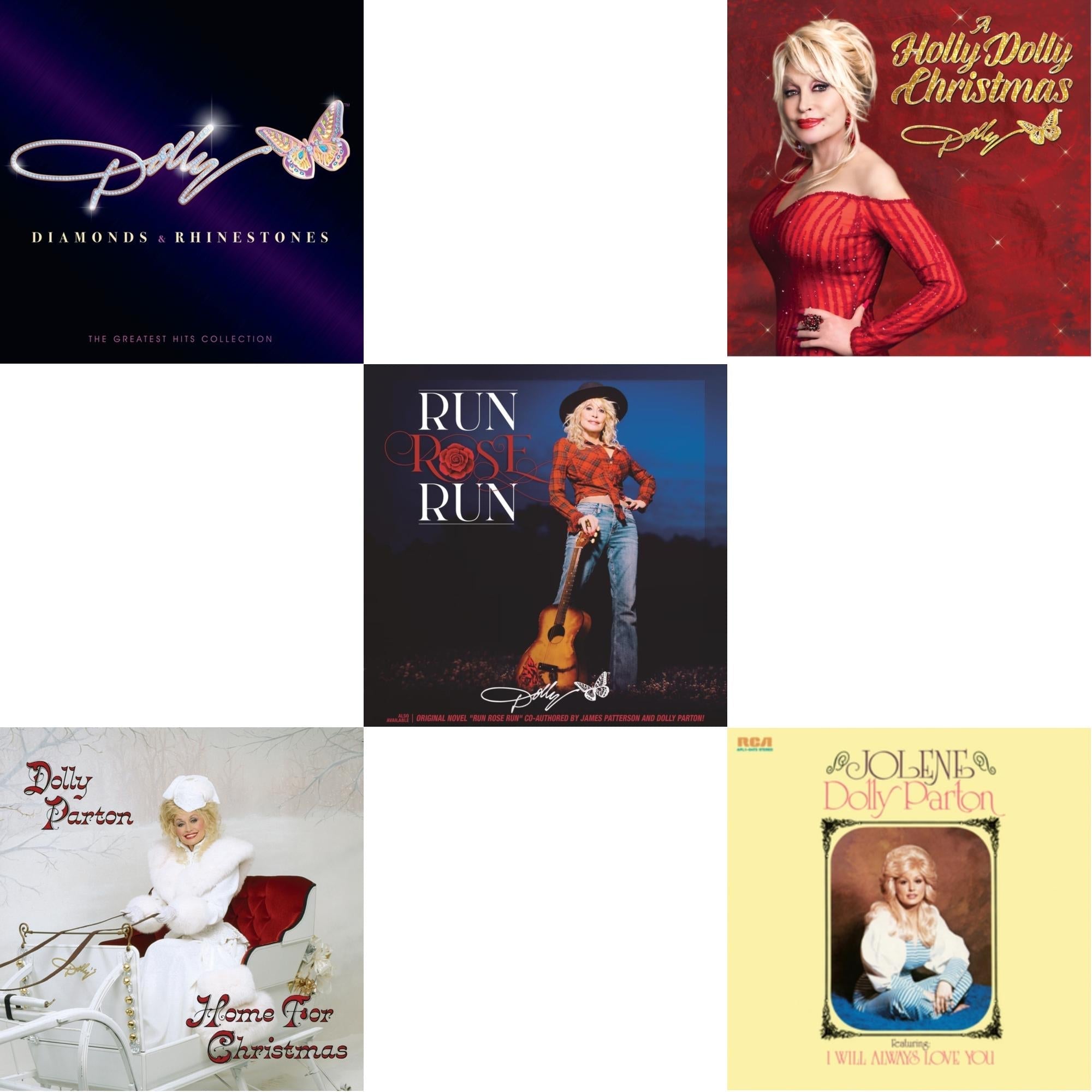 Holly Dolly Christmas (Ultimate Deluxe Edition) & Jolene (140G/Dl Insert) & Run Rose Run & Home For Christmas (140G) & Diamonds & Rhinestones: The Greatest Hits Collection (2LP)