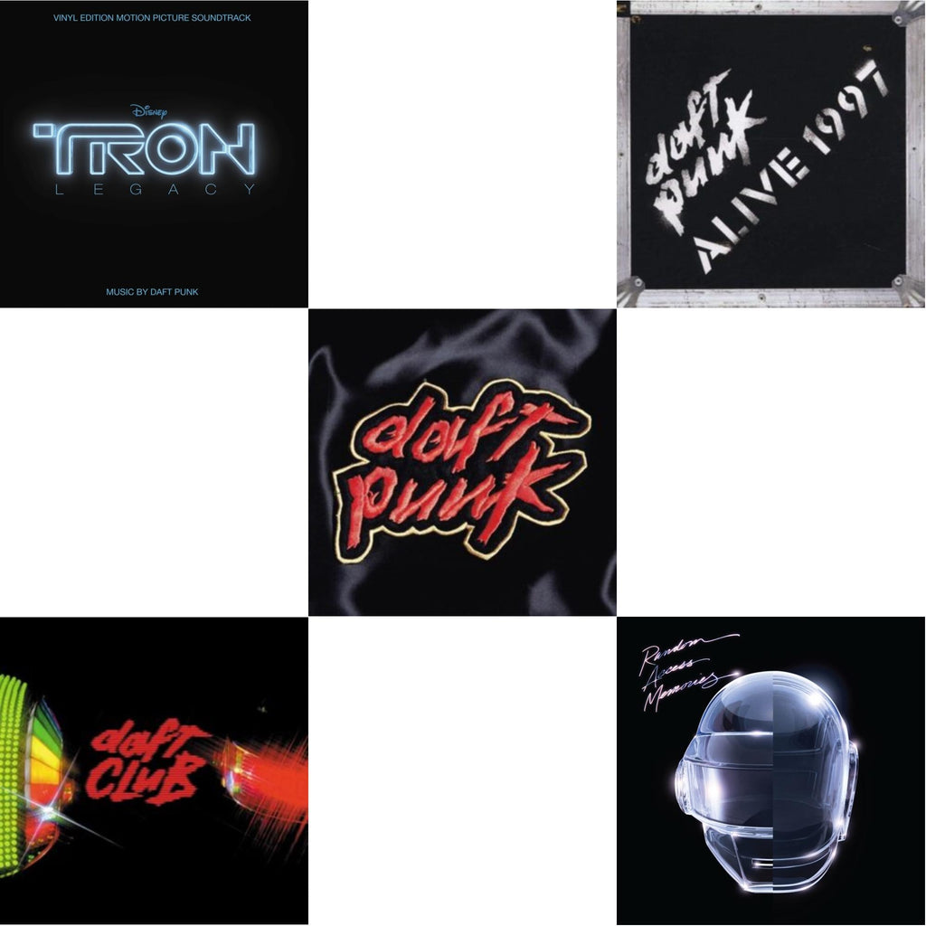 Daft Punk - Tron: Legacy Ost (2LP/180G) & Daft Club (2LP) & Homework & Alive 1997 & Random Access Memories (10Th Anniversary Edition/180G/3LP)