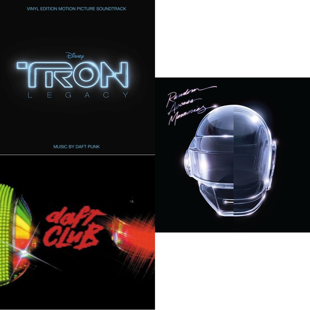 Daft Punk - Tron: Legacy Ost (2LP/180G) & Daft Club (2LP) & Random Access Memories (10Th Anniversary Edition/180G/3LP)