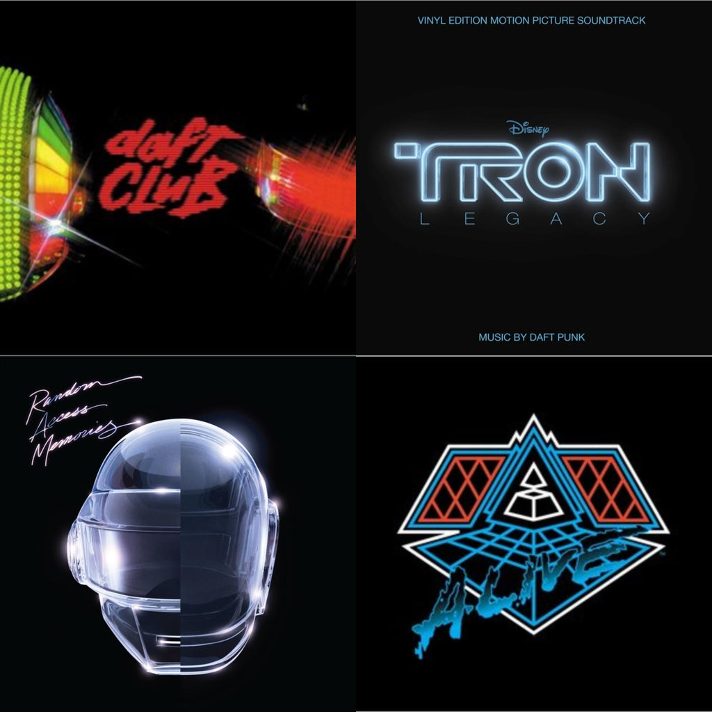 Daft Punk - Tron: Legacy Ost (2LP/180G) & Daft Club (2LP) & Alive 2007 (2LP) & Random Access Memories (10Th Anniversary Edition/180G/3LP)