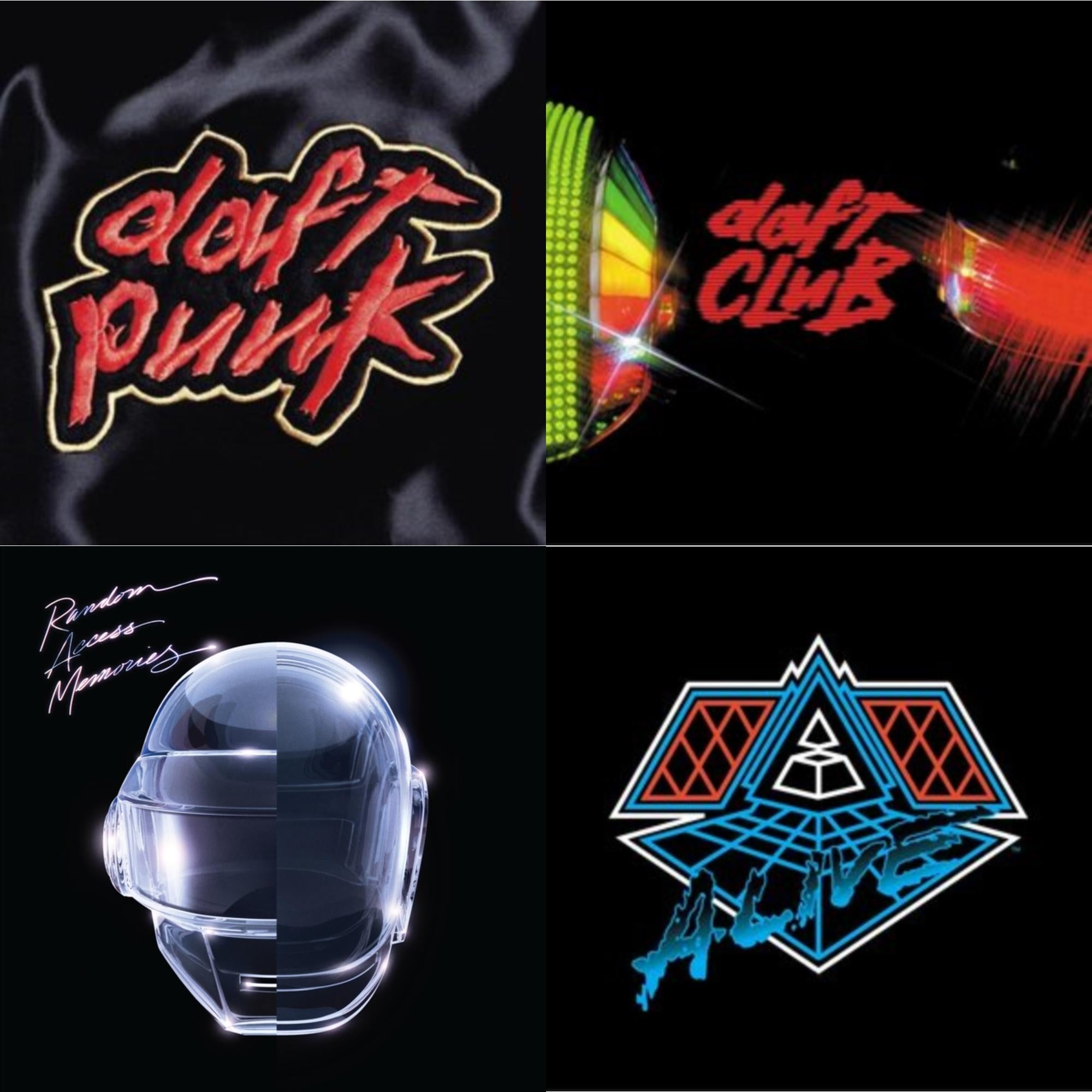 Daft Punk - Daft Club (2LP) & Homework & Alive 2007 (2LP) & Random Access Memories (10Th Anniversary Edition/180G/3LP)
