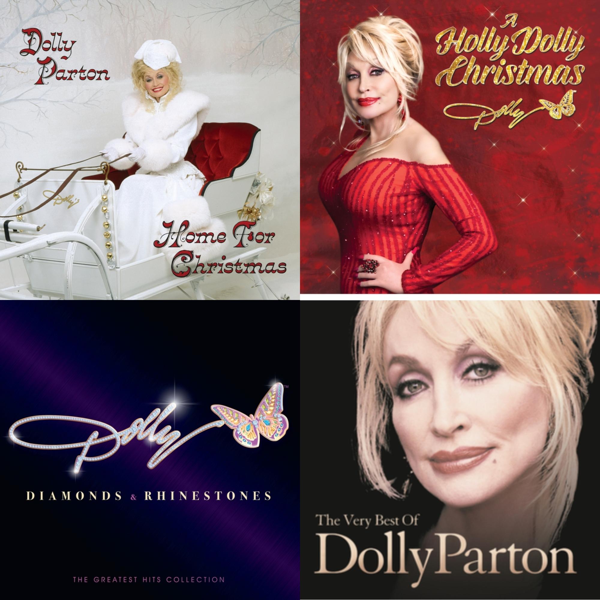 Holly Dolly Christmas (Ultimate Deluxe Edition) & Very Best Of Dolly Parton (2LP) & Home For Christmas (140G) & Diamonds & Rhinestones: The Greatest Hits Collection (2LP)