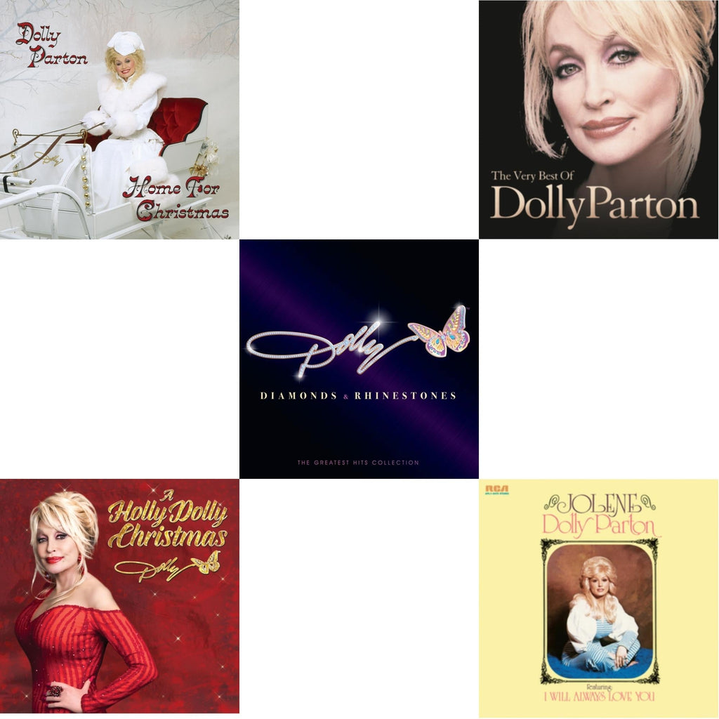 Holly Dolly Christmas (Ultimate Deluxe Edition) & Jolene (140G/Dl Insert) & Very Best Of Dolly Parton (2LP) & Home For Christmas (140G) & Diamonds & Rhinestones: The Greatest Hits Collection (2LP)