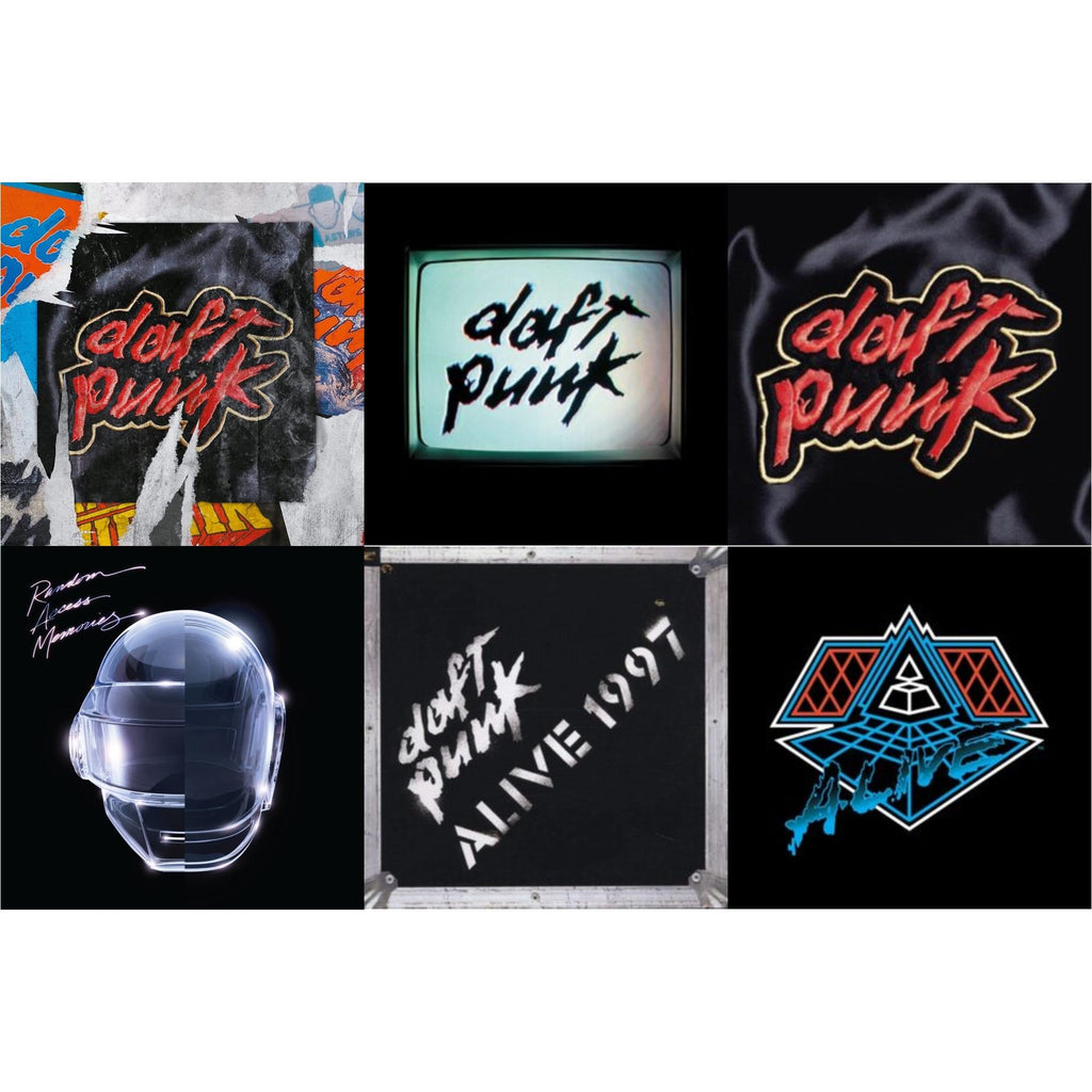 Daft Punk - Human After All (2LP) & Homework & Alive 2007 (2LP) & Alive 1997 & Random Access Memories (10Th Anniversary Edition/180G/3LP) & Homework (Limited/2LP)