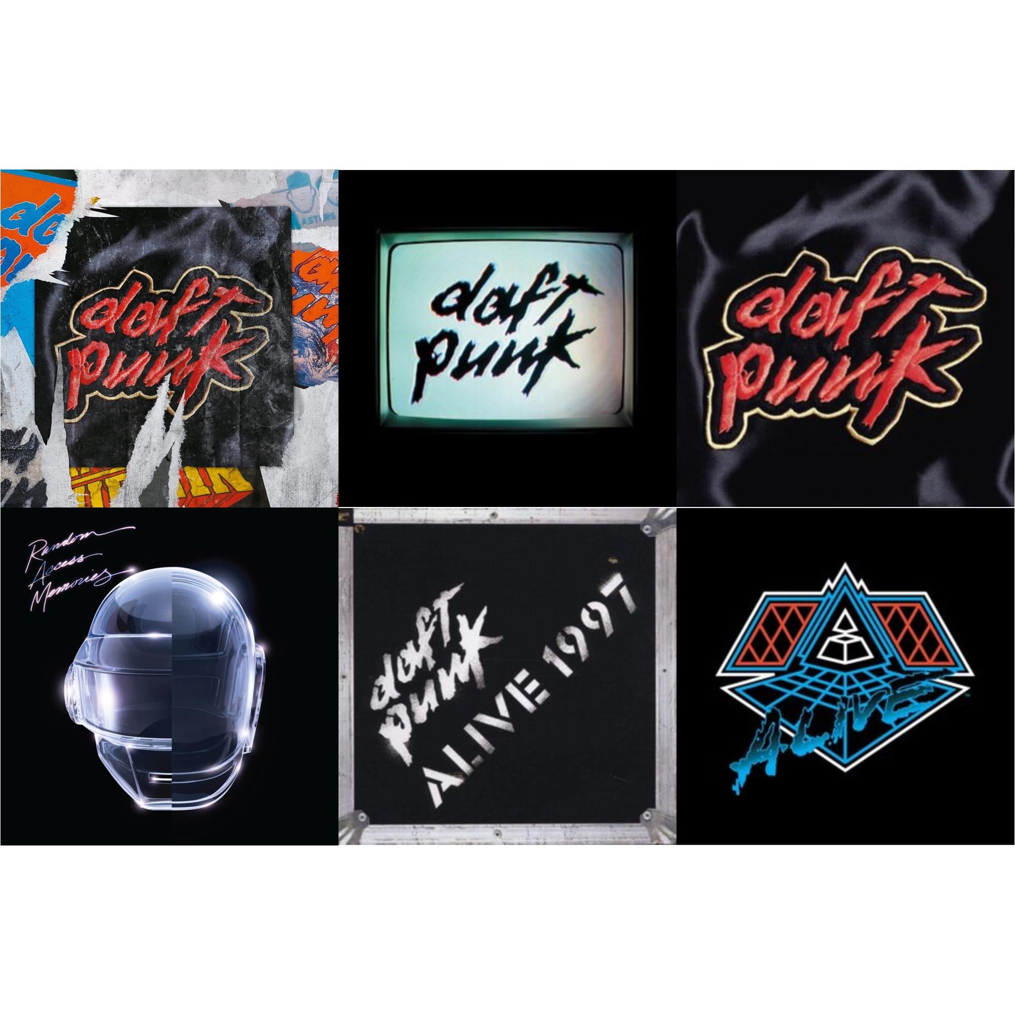 Daft Punk - Human After All (2LP) & Homework & Alive 2007 (2LP) & Alive 1997 & Random Access Memories (10Th Anniversary Edition/180G/3LP) & Homework (Limited/2LP)