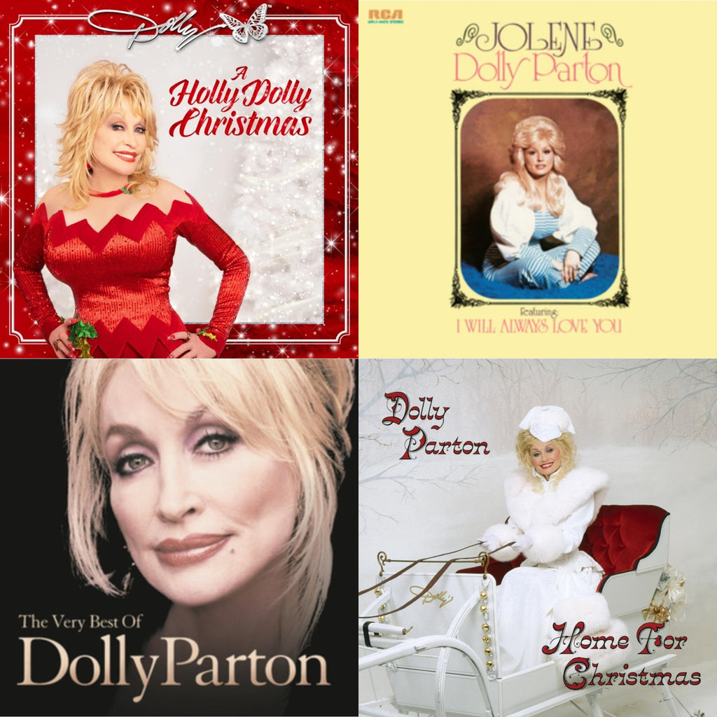 Holly Dolly Christmas (Opaque Red LP Vinyl) & Jolene (140G/Dl Insert) & Very Best Of Dolly Parton (2LP) & Home For Christmas (140G)