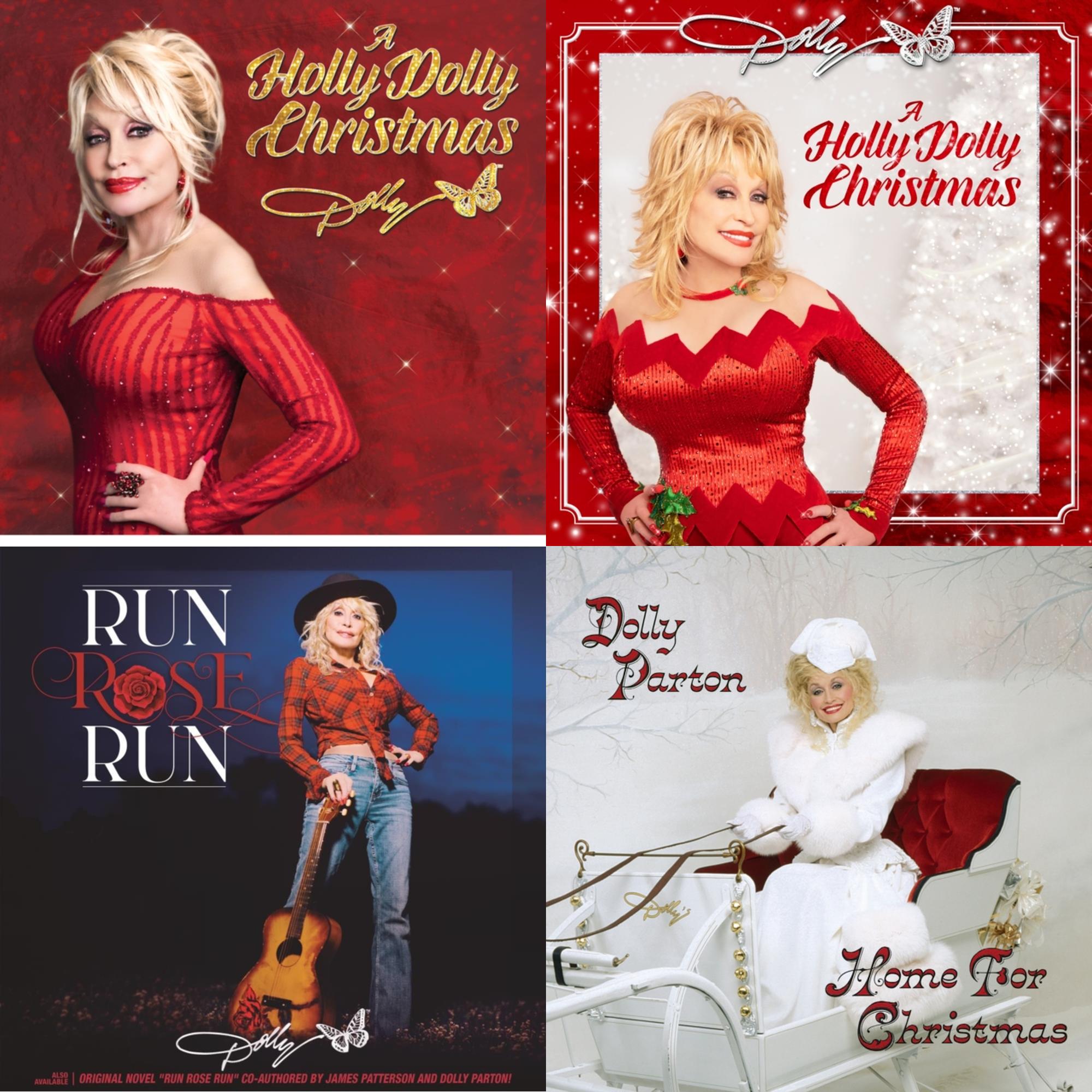 Holly Dolly Christmas (Ultimate Deluxe Edition) & Holly Dolly Christmas (Opaque Red LP Vinyl) & Run Rose Run & Home For Christmas (140G)