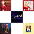 Dolly Parton - Holly Dolly Christmas (Ultimate Deluxe Edition) & Run Rose Run & Diamonds & Rhinestones: The Greatest Hits Collection (2LP) & Holly Dolly Christmas (Opaque Red LP Vinyl) & Jolene (140G/Dl Insert)